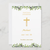 Eerste communon - Oliviers Kaart (Voorkant)