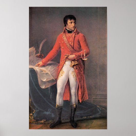 Eerste consul Bonaparte Poster (Voorkant)