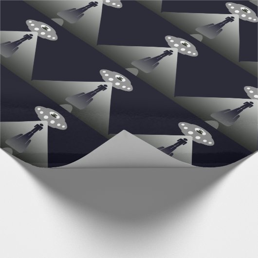 Eerste contact / Alien ontvoering Cadeaupapier (Hoek)