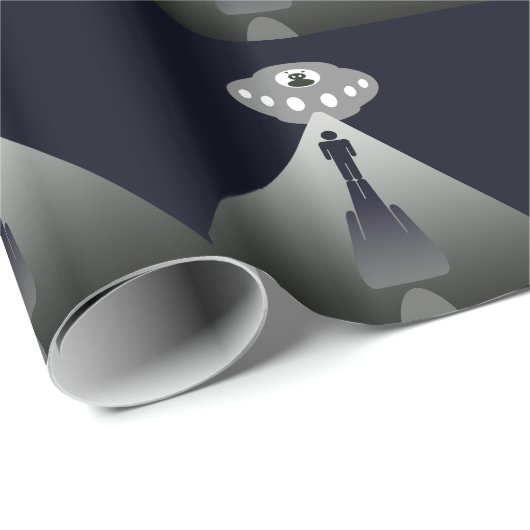 Eerste contact / Alien ontvoering Cadeaupapier (Rol Hoek)