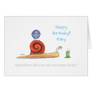 Eerste contact van buitenlanders en slakken.