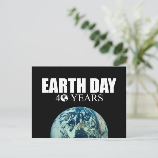 EERSTE DAG 40 jaar Briefkaart (Staand voorkant)