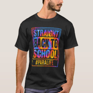 Eerste dag direct terug naar school Para Life Stro T-shirt