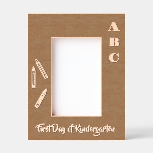 Eerste dag (donker) gegraveerde lijstjes (Voorkant)