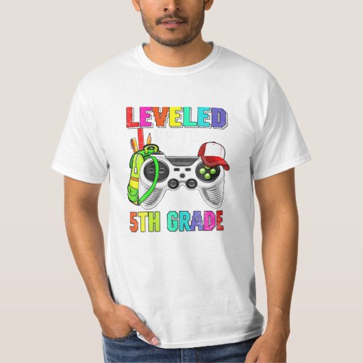 Eerste dag Gamer Boys Terug naar School T-shirt (Voorkant)