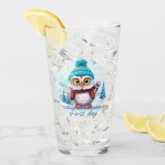 Eerste dag glas (Voorkant ijs)