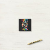 Eerste dag Kinderen Welkom terug op school Astrona Post-it® Notes (Op bureau)