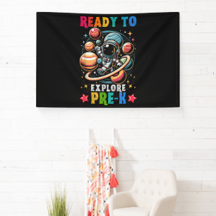 Eerste dag Kinderen Welkom terug op school Astrona Spandoek