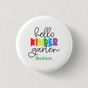 Eerste dag kleuterschool, Terug naar school Ronde Button 3,2 Cm