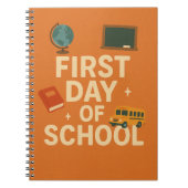 Eerste dag notitieboek (Voorkant)