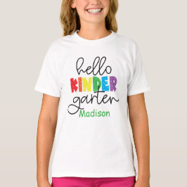 Eerste dag op de kleuterschool, Terug naar school T-shirt