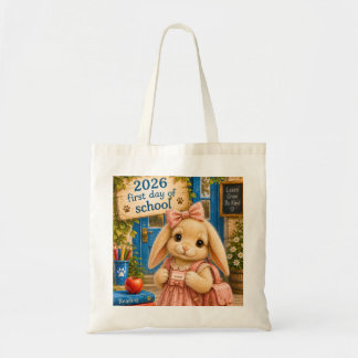 EERSTE DAG OP SCHOOL HERINNERING TOTE BAG