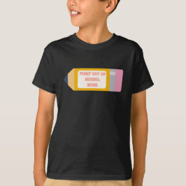 EERSTE DAG OP SCHOOL SCHOOL DOCENTEN OUDERS T-SHIRT