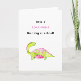 Eerste dag op school Terug naar school grappige di Kaart