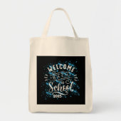 EERSTE DAG OP SCHOOL WELKOM OP SCHOOL 2025 TOTE BAG (Voorkant)