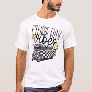 eerste dag school sfeer t-shirt