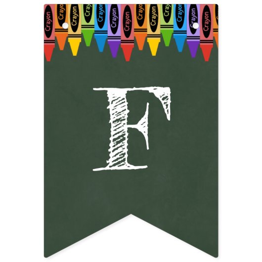 Eerste dag schoolbanner vlaggetjes (Eerste vlag)