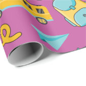 Eerste dag schoolbus: naadloos inpakpapier (Rol Hoek)