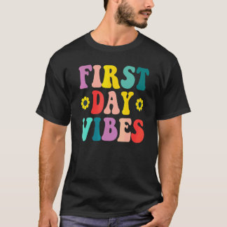 Eerste Dag Sfeer Leerkracht Leven Terug Naar Schoo T-shirt
