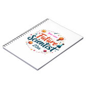 Eerste dag teken, bewerkbare basisschool, schoolbo notitieboek (Linkerzijde)