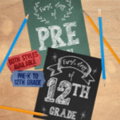 Eerste dag Terug naar school, 1e dag van de 6e kla Foto Afdruk