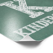 Eerste dag Terug naar school, 1e dag van de kleute Foto Afdruk (Hoek)