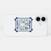 Eerste dag terug naar school iPhone 16 hoesje (Achterkant horizontaal)