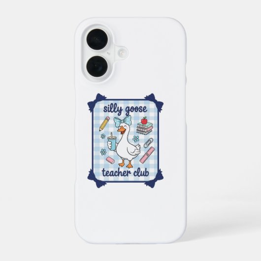 Eerste dag terug naar school iPhone 16 hoesje (Achterkant)