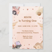 Eerste dag Uitnodigingsdag Kaart (Voorkant)