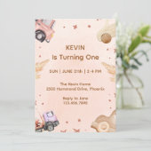 Eerste dag Uitnodigingsdag Kaart (Staand voorkant)