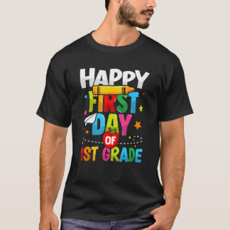 Eerste dag van 1e klas leraren terug naar school t-shirt