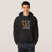 Eerste dag van 5e klas Squad Leopard terug naar sc Hoodie (Voorkant volledig)