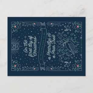 EERSTE DAG VAN CHRISTMAS / kerstBriefkaart Feestdagenkaart