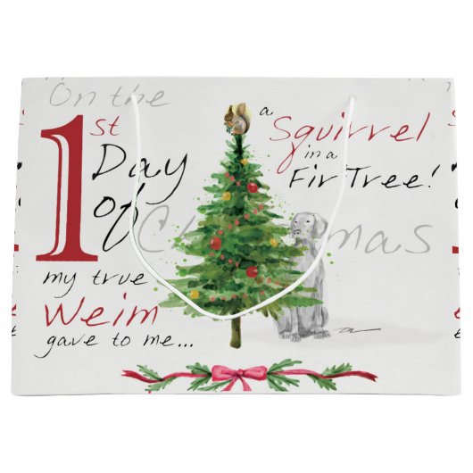 EERSTE DAG VAN CHRISTMAS WEIMS GROOT CADEAUZAKJE (Voorkant)