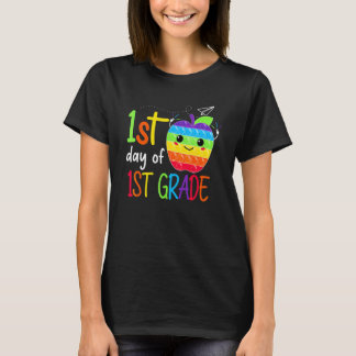 Eerste dag van de 1e klas leraar meisjes jongens t t-shirt