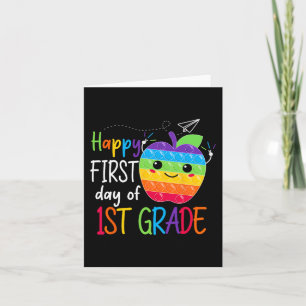 Eerste dag van de 1e klas Meisjesjongens terug naa Kaart