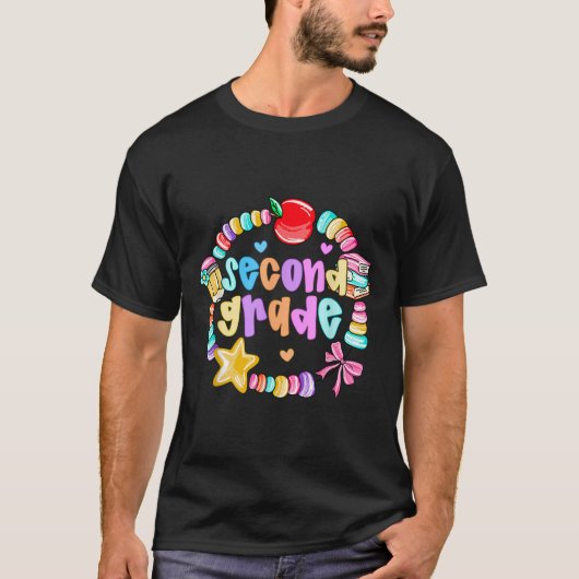 Eerste dag van de 2e klas vriendschapsarmband teru t-shirt (Voorkant)
