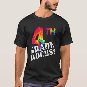 Eerste dag van de 4e graad zet de kleurstof terug t-shirt