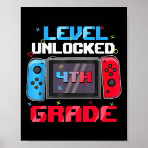 Eerste dag van de 4e graad zonder vergrendeling na poster