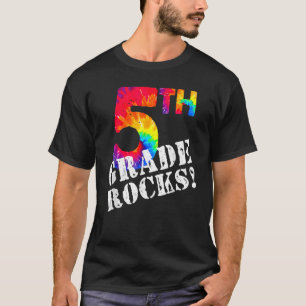 Eerste dag van de 5e graad zet de kleurstof terug t-shirt