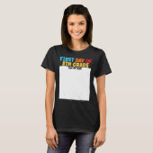 Eerste Dag van de 8e Klas Onderteken Mijn Afstuder T-shirt (Voorkant volledig)