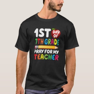 Eerste dag van de bevalling voor mijn leraar terug t-shirt