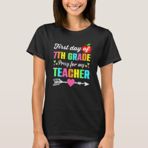 Eerste dag van de bevalling voor mijn leraar terug t-shirt