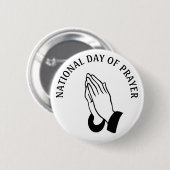 Eerste dag van de Button van de religieuze feestda (Voorkant /achterkant)