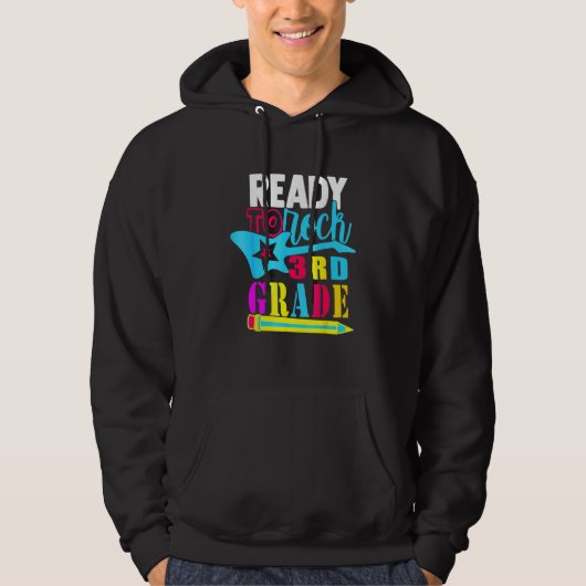 Eerste dag van de derde graad klaar om 3e graad te hoodie (Voorkant)
