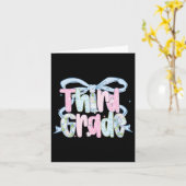 Eerste dag van de derde klas bloemenbundel voor de kaart (Gele Bloem)