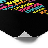 Eerste dag van de derde klas van de lerarenwereld poster (Hoek)