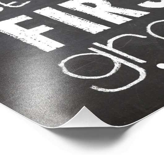 Eerste dag van de eerste graad van het bord foto afdruk (Hoek)