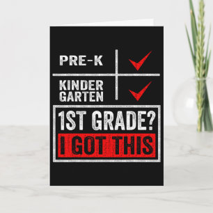 Eerste dag van de eerste klas jongens meisjes teru kaart