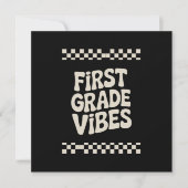 Eerste Dag van de Eerste Klas Sfeer Terug naar Sch Kaart (Voorkant)